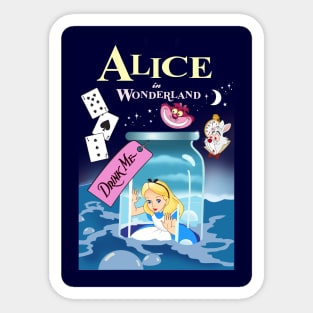 Alice in Wonderland Sticker